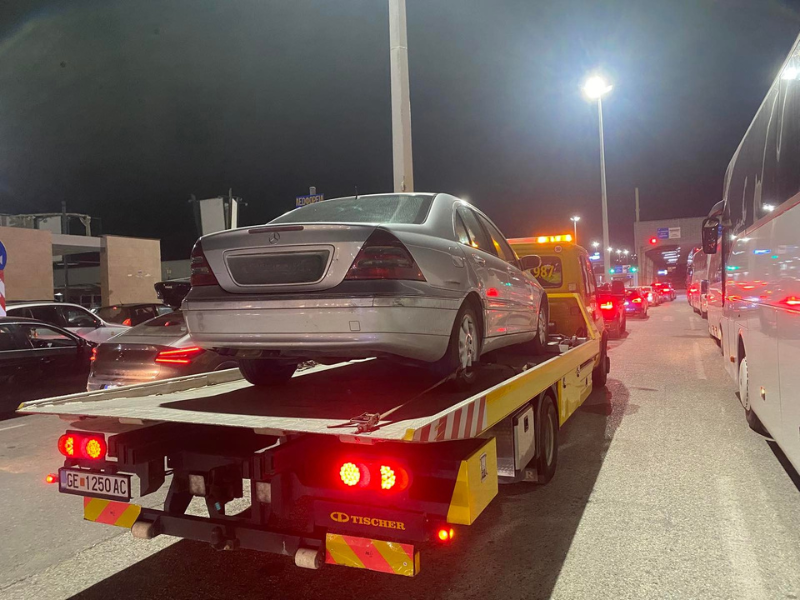 Slep Janko Gevgelija transport na Granica Evzoni