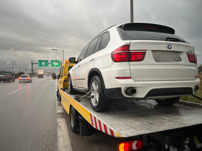 Slep sluzba Janko Gevgelija transport na BMW od Grcija